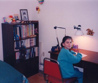 Photo of Maria Samurin Writing as a Child